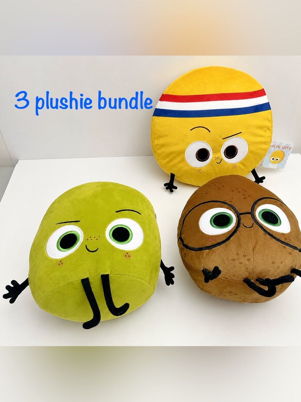 3 plushie bundle